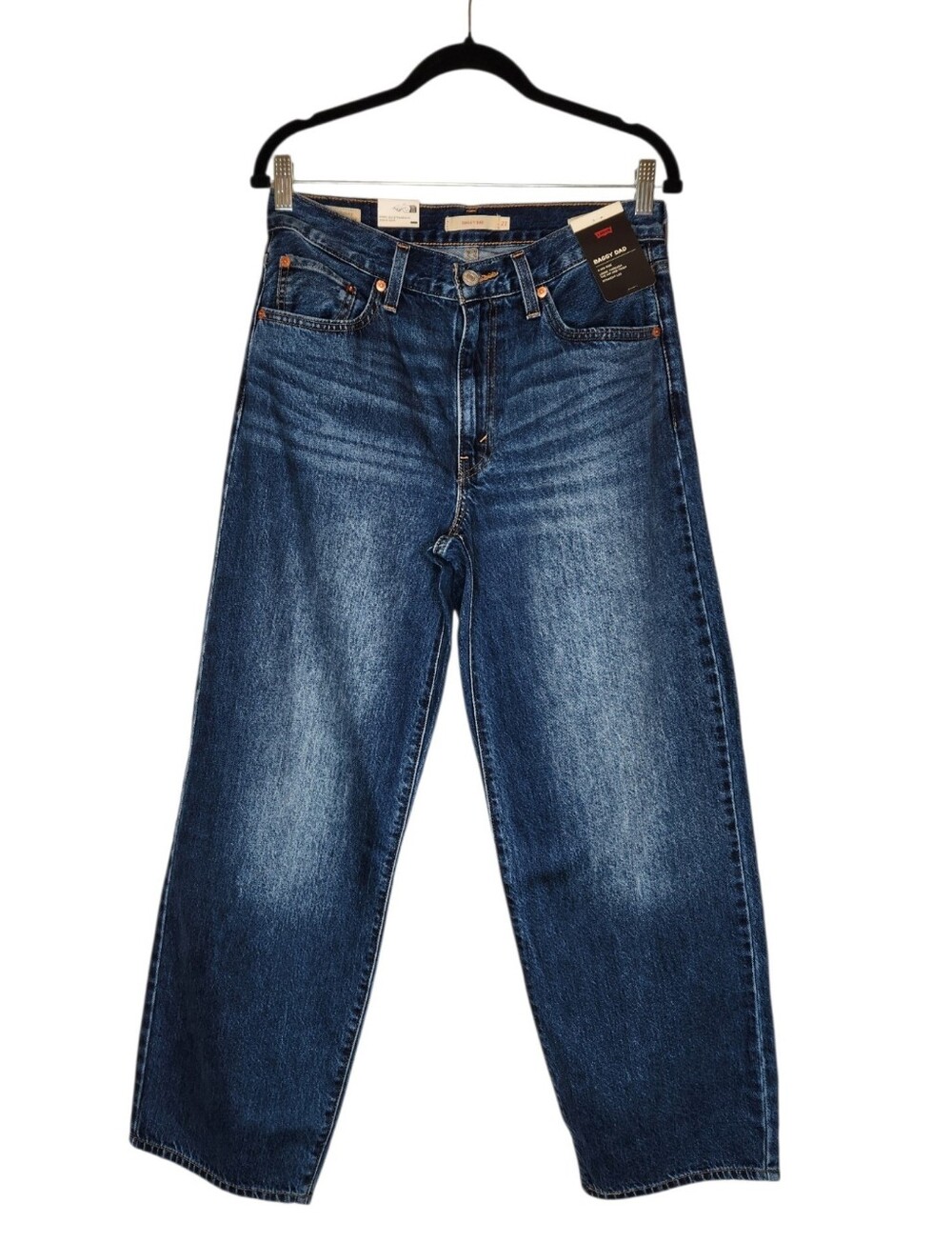 NEW Levi's Baggy Dad Blue Jeans Size 27